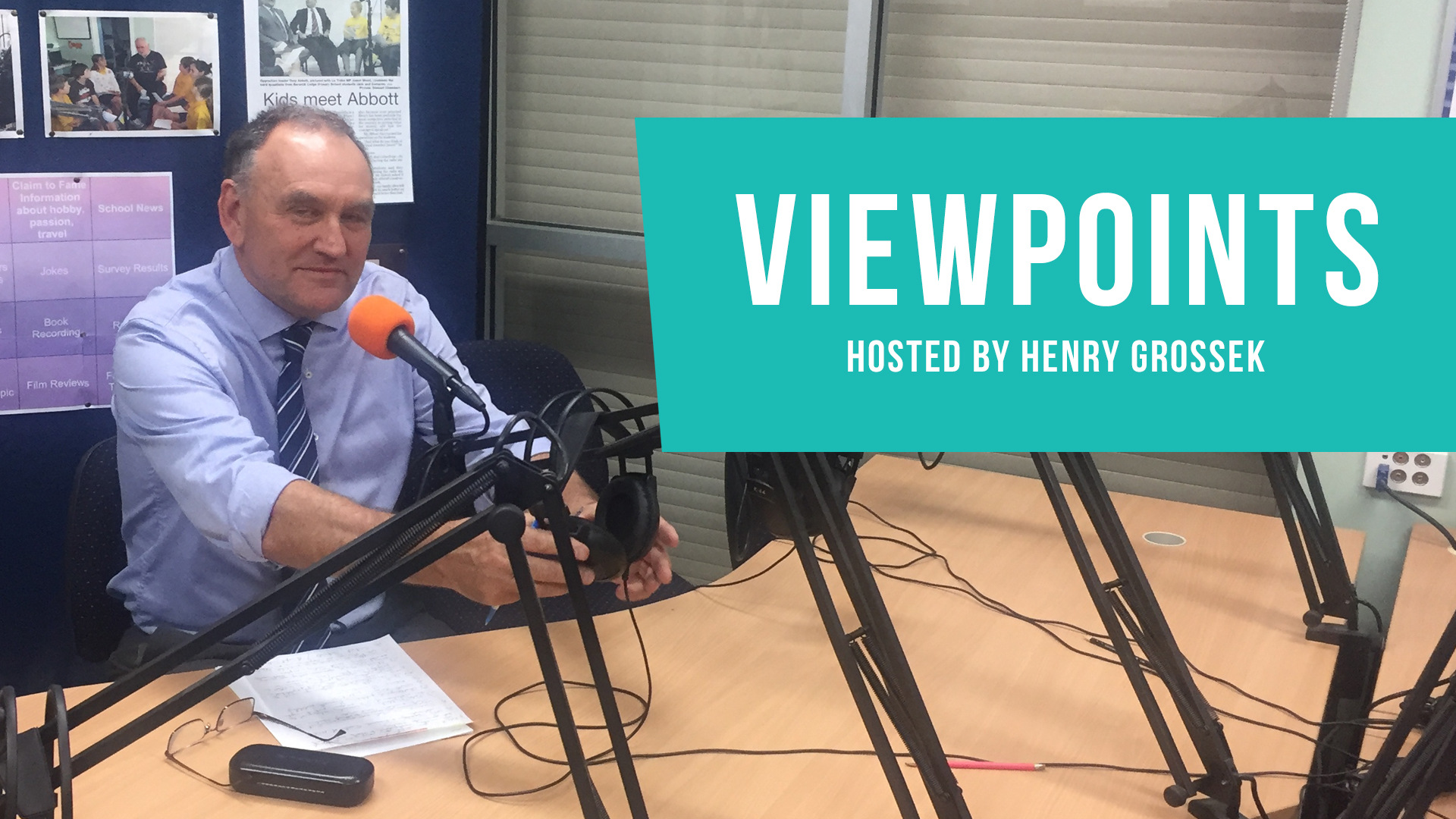 Viewpoints hosted by Henry Grossek (audio interview)