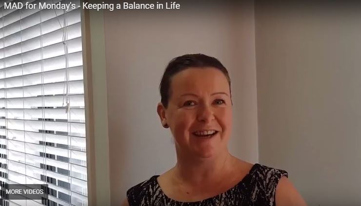 M.A.D. (Make a Difference) for Monday’s – Keeping a Balance in Life