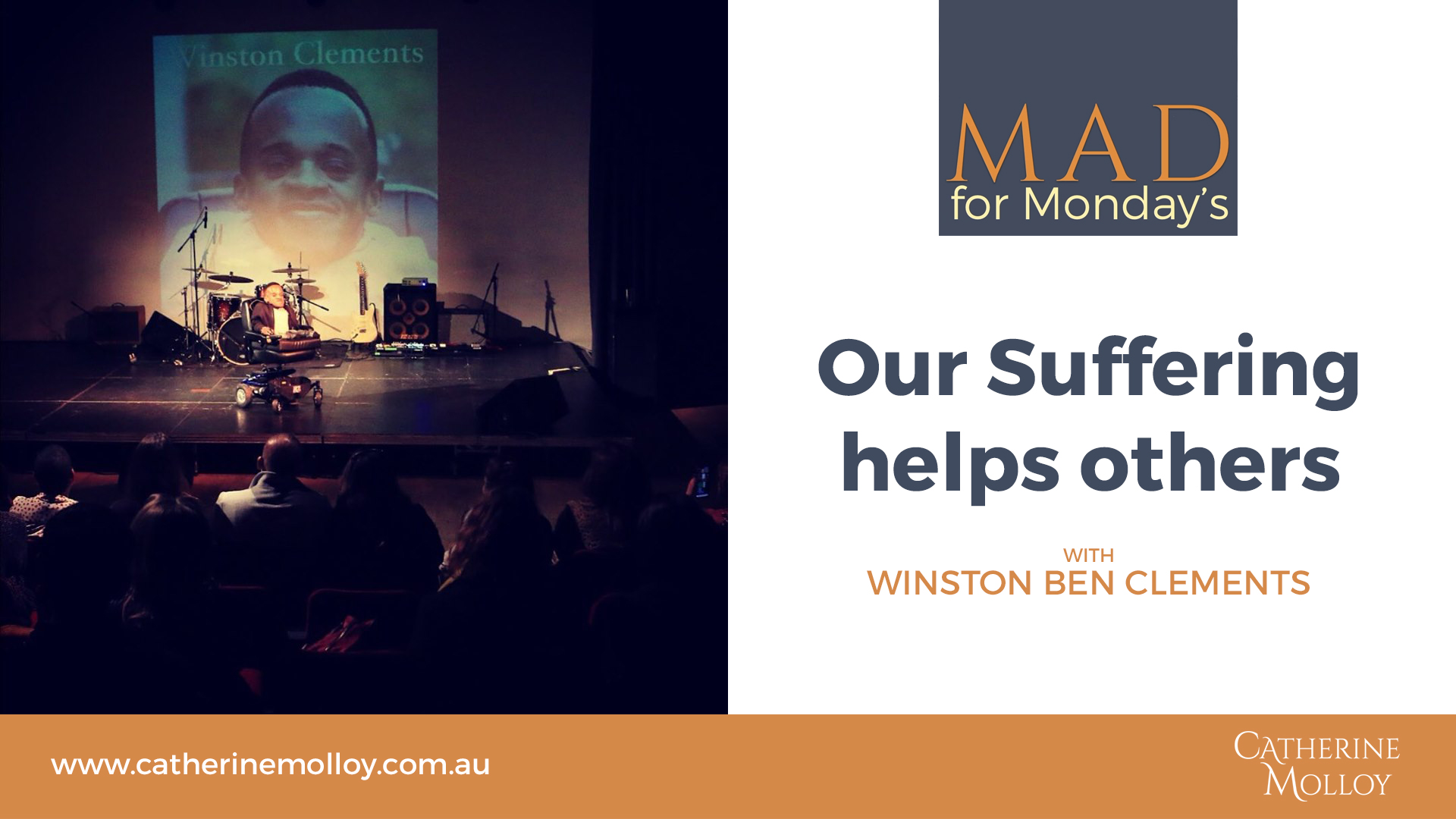 MAD for Monday’s – Our Suffering helps others