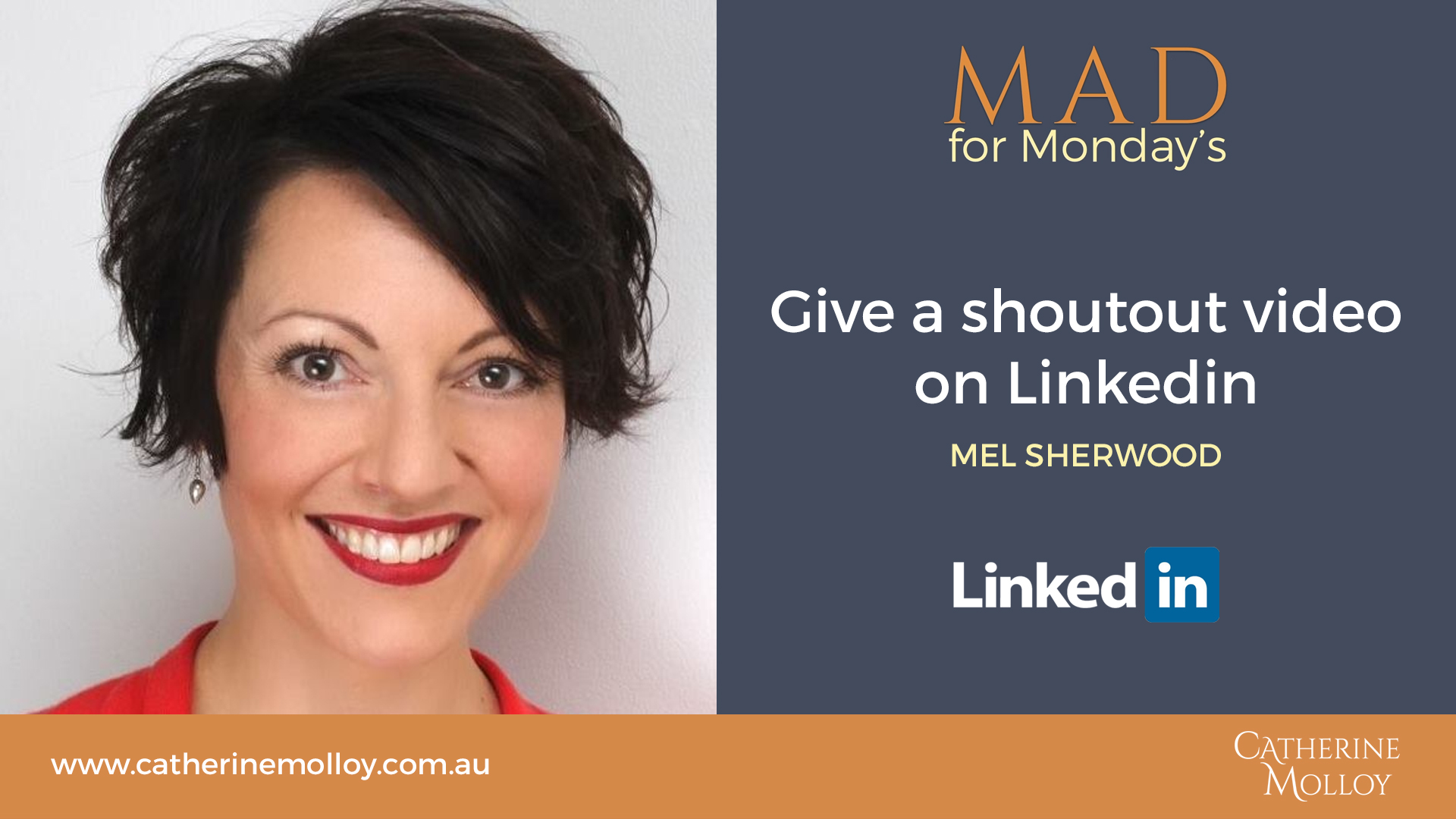 MAD for Monday’s – Give a shoutout video on Linkedin